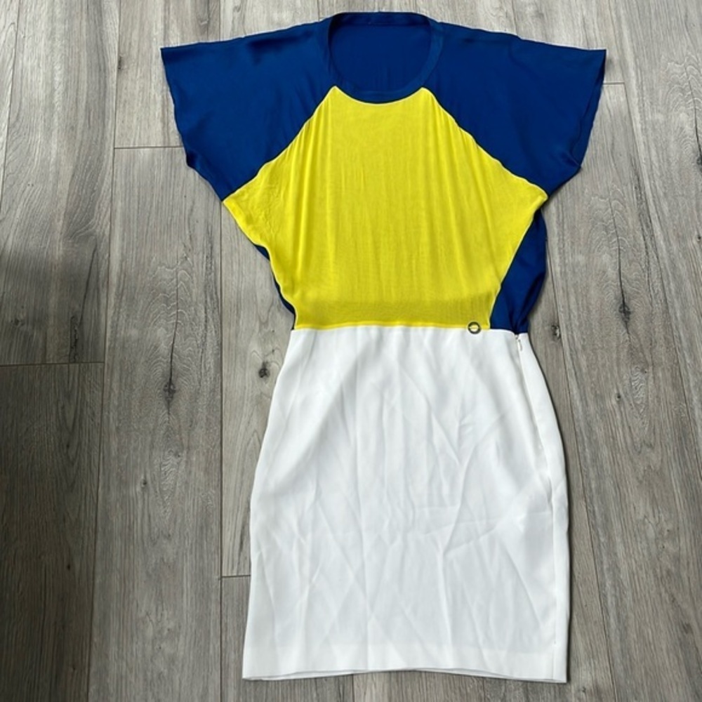 Iceberg | Silk Blend Color Block Dress Made in Italy